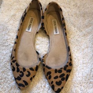 Steve Madden leopard flats